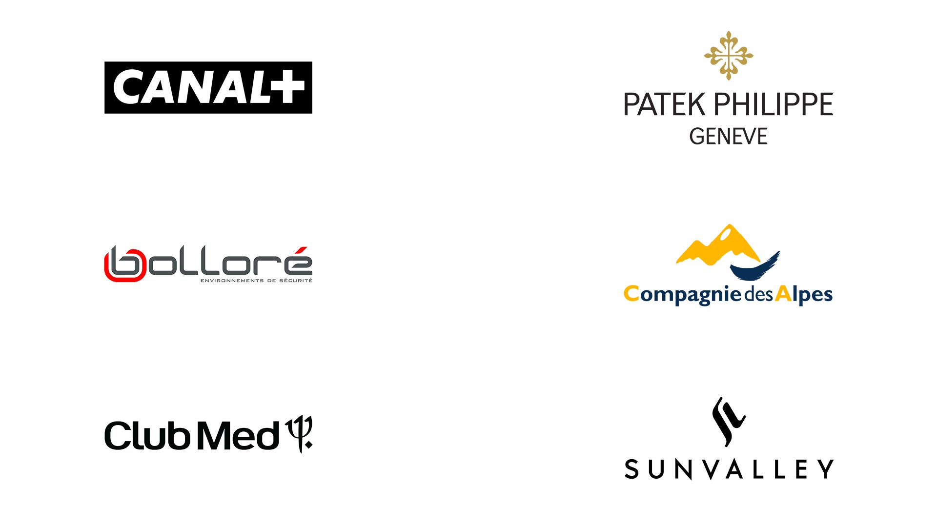 Canal Patek Bollore Compagnie des Alpes Club Med Sun Valley
