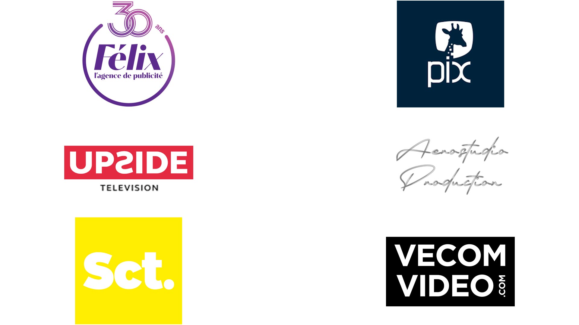 Agence Felix Pix Upside Aerostudio Sct Secrete Vecom